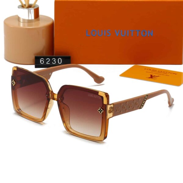 Louis Vuitton Monogram Square Glasses Brown - Image 2