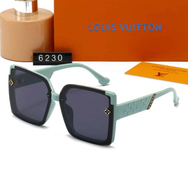 Louis Vuitton Monogram Square Glasses Blue - Image 2