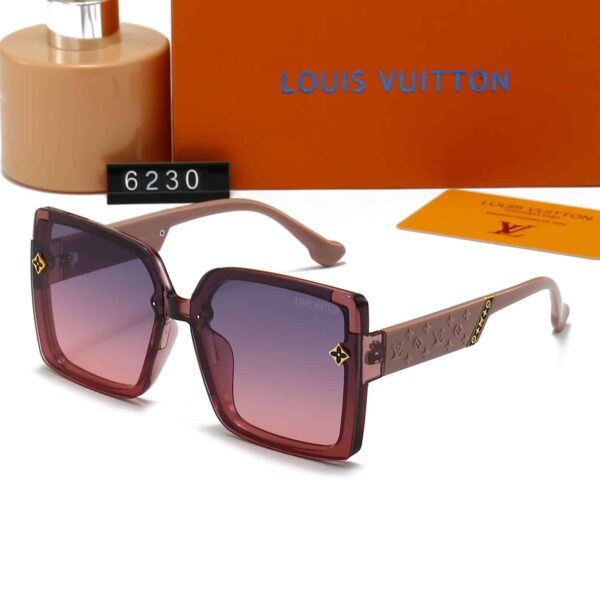 Louis Vuitton Monogram Square Glasses Purple - Image 2