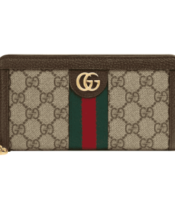 Gucci Ophidia Zip Around Wallet 19.5Cm Brown 523154 96Iwg 8745