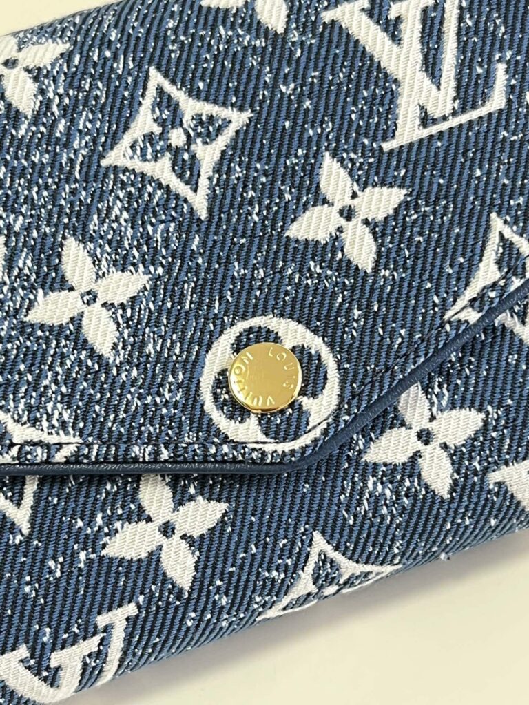 Louis Vuitton Sarah Wallet Navy Blue M81183 - Image 4