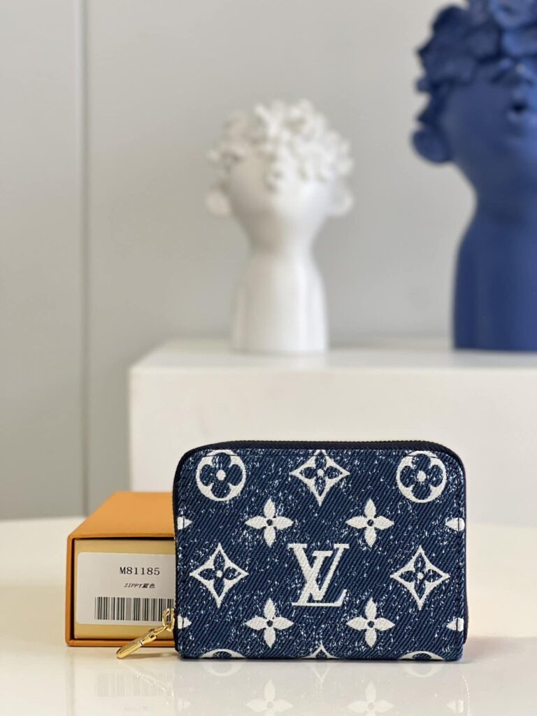 Louis Vuitton Zippy Coin Purse Navy Blue M81185 - Image 2