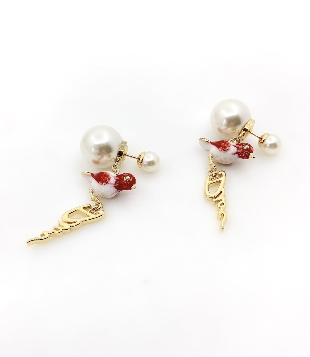 Dior Tribales Red Earrings - Image 1
