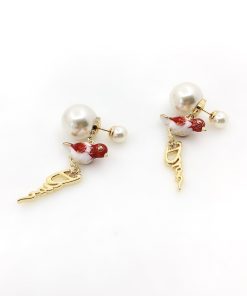 Dior Tribales Red Earrings
