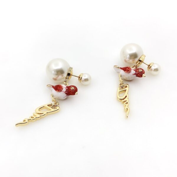 Dior Tribales Red Earrings