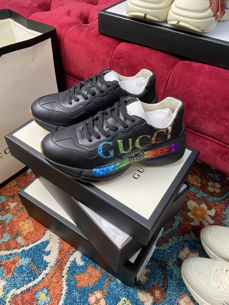 Gucci Wmns Rhyton Iridescent Logo 553608 Drw00 1000 - Image 4