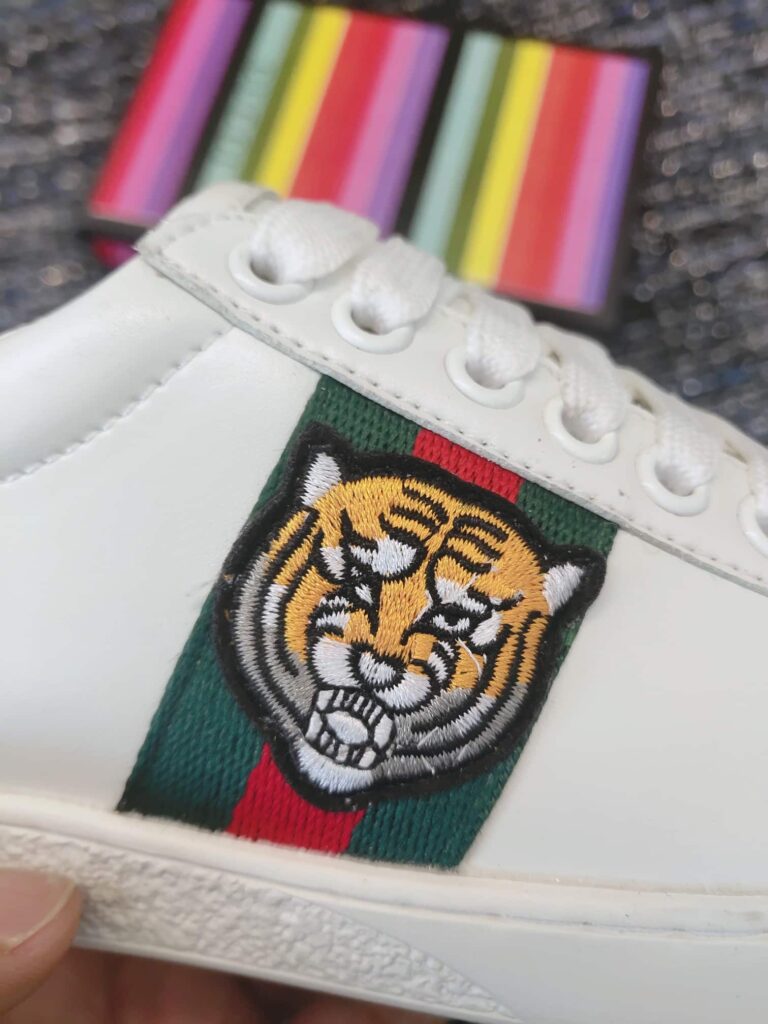 Gucci Ace Embroidered Tiger Sneaker 457132 A38G0 9064 - Image 5