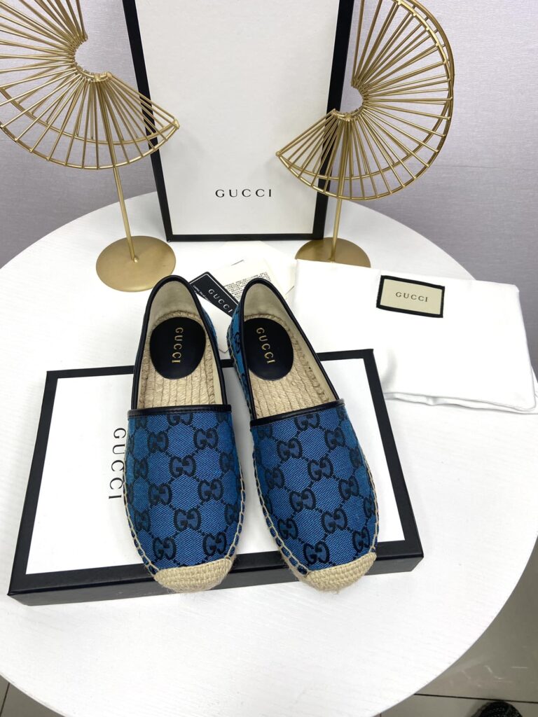 Gucci Women's Espadrille Blue - Image 8