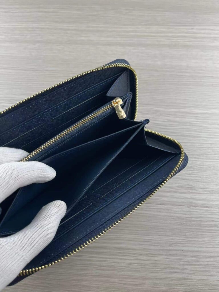 Louis Vuitton Zippy Wallet Dark Blue M60017 - Image 4