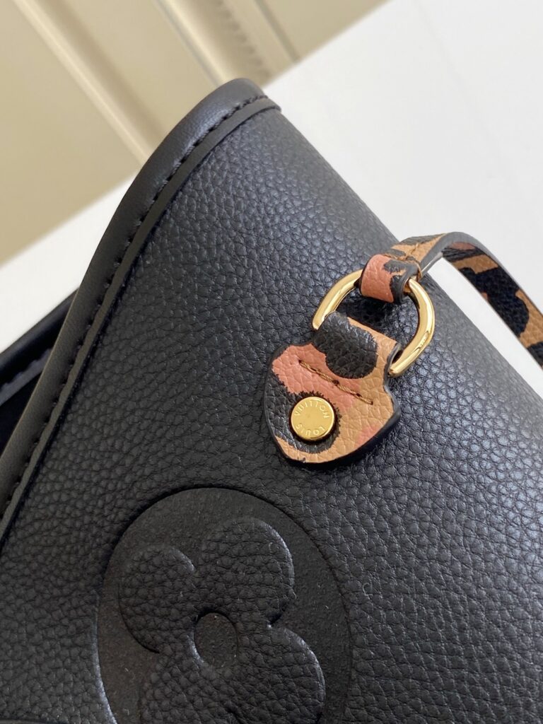 Louis Vuitton Bolsa Neverfull Mm Black 31Cm M45856 - Image 12