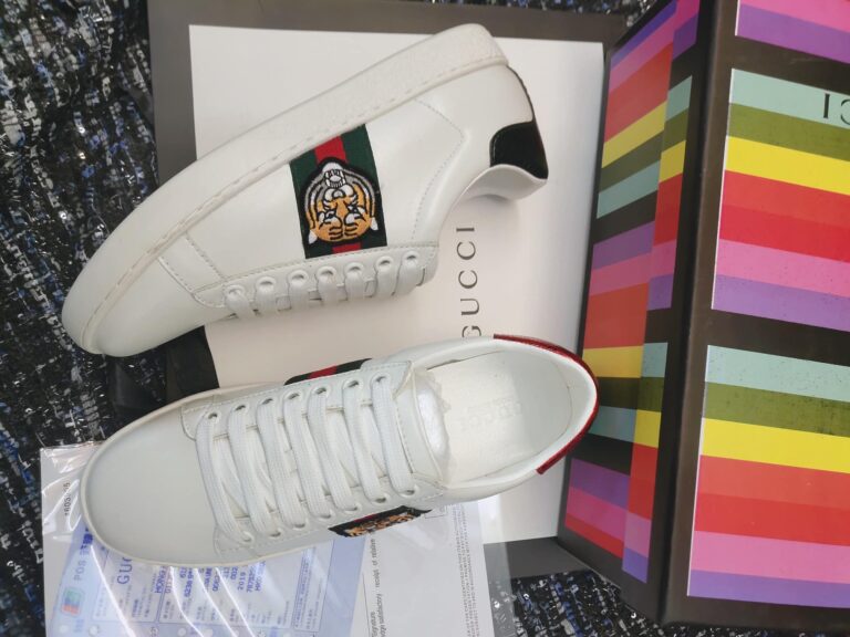 Gucci Ace Embroidered Tiger Sneaker 457132 A38G0 9064 - Image 2