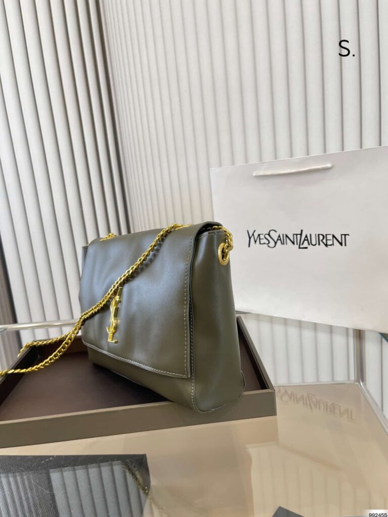 Saint Laurent Kate Medium Chain Bag In Grain De Poudre Embossed Leather 364021Bow0W1229 - Image 3