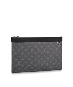 Louis Vuitton Discovery Pochette Monogram Eclipse Clutch M62291