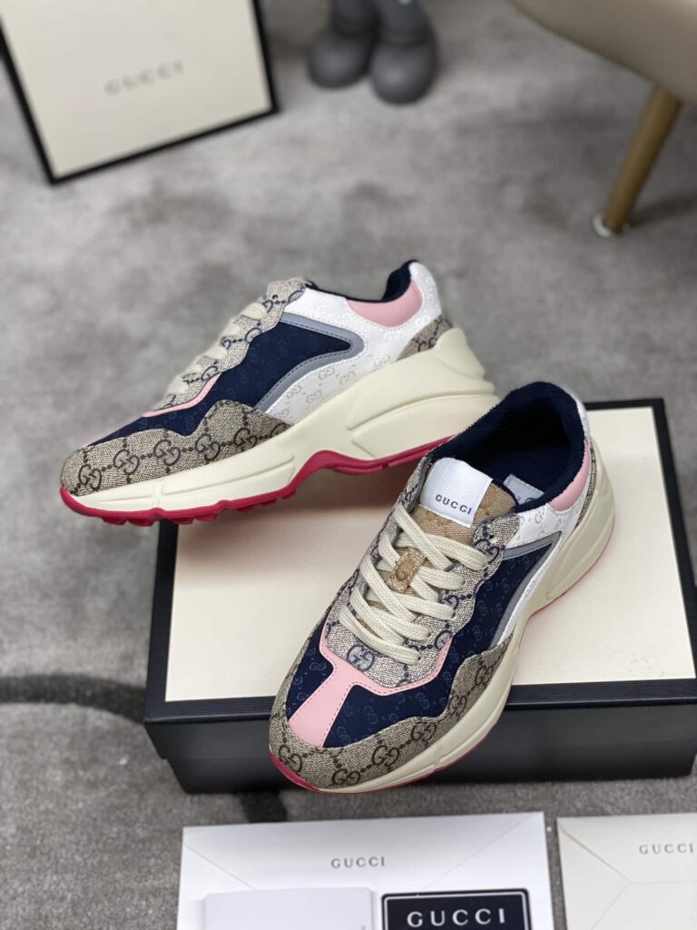 Gucci Wmns Gg Rhyton Beige White Pink 620185 99Wf0 4371 - Image 7