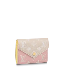 Louis Vuitton Victorine Wallet Pink / Gray M81289