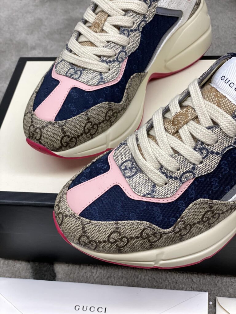 Gucci Wmns Gg Rhyton Beige White Pink 620185 99Wf0 4371 - Image 8