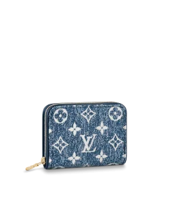 Louis Vuitton Zippy Coin Purse Navy Blue M81185