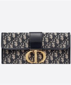 Dior 30 Montaigne Pouch Oblique Jacquard 19Cm M9206Utzq