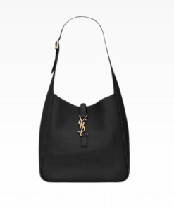 Saint Laurent Le 5 À 7 Soft Small Hobo Bag In Smooth Leather Black 713938Aaauq1000