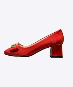 Dior Cd Idylle Pump Shiny Red Patent Calfskin