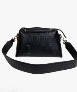 Fendi By The Way With Ff Embroidery Black