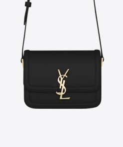 Saint Laurent Solferino Small Satchel In Box Saint Laurent Leather Black Noir 19Cm 6343060Sx0W1000