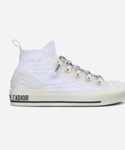 Dior Walk'N' Sneaker Cannage Technical Mesh White Kck276Nkrs10W