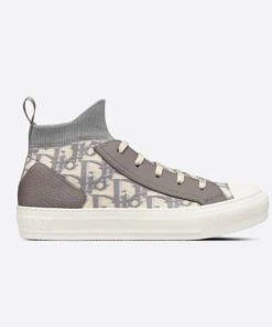 Dior Walk'N'Dior Sneaker Oblique Technical Mesh Grey Kck233Toks29G