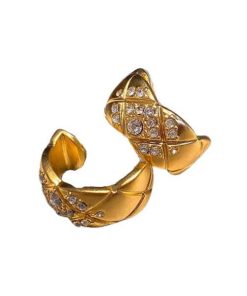 Chanel Coco Golden Earrings