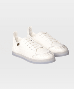Fendi Corda Low Top Sneaker Tess Canvas White 8E7083Abn4F0Qa0