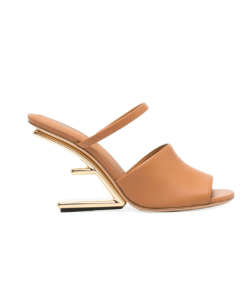 Fendi First Leather High-Heeled Sandals Brown 8R8212Na7F1Gqi