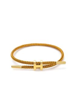 Hermes Rope Chain Bracelet Yellow