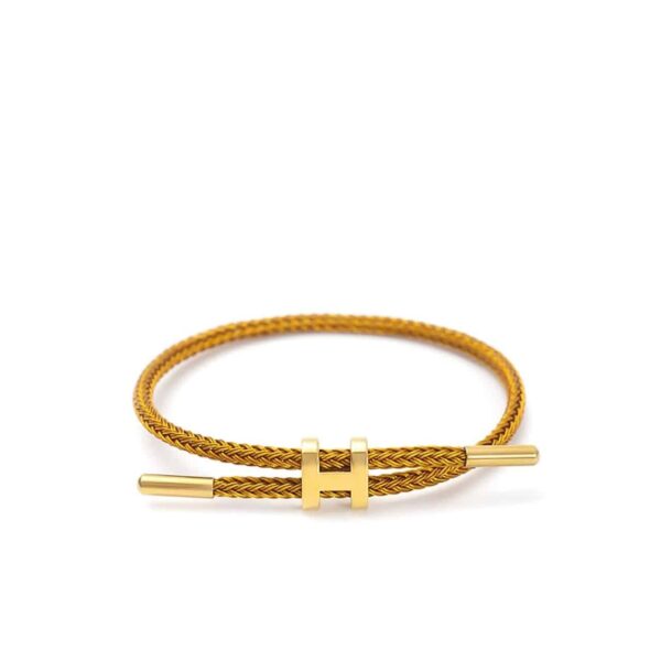Hermes Rope Chain Bracelet Yellow