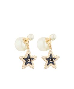 Dior Tribales Earrings In Star Shaped With Pearls