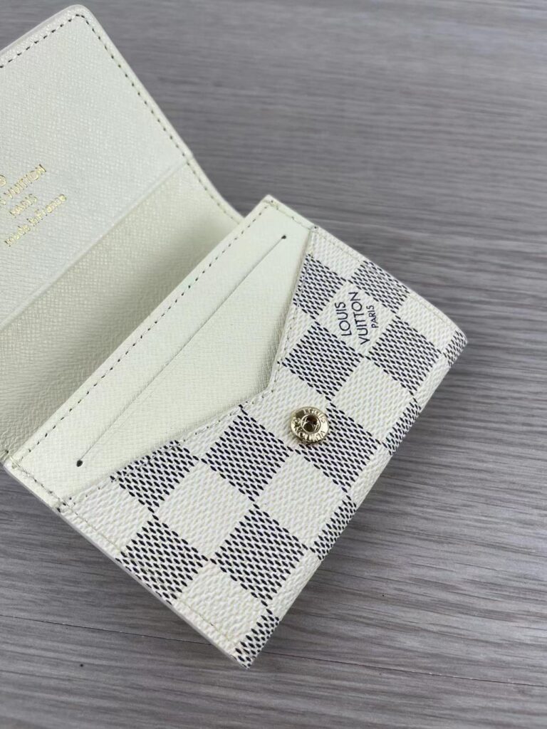Louis Vuitton Enveloppe Pixel Card Holder Grey And White M63801 - Image 4
