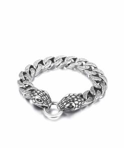 Gucci Snake Bracelet Silver