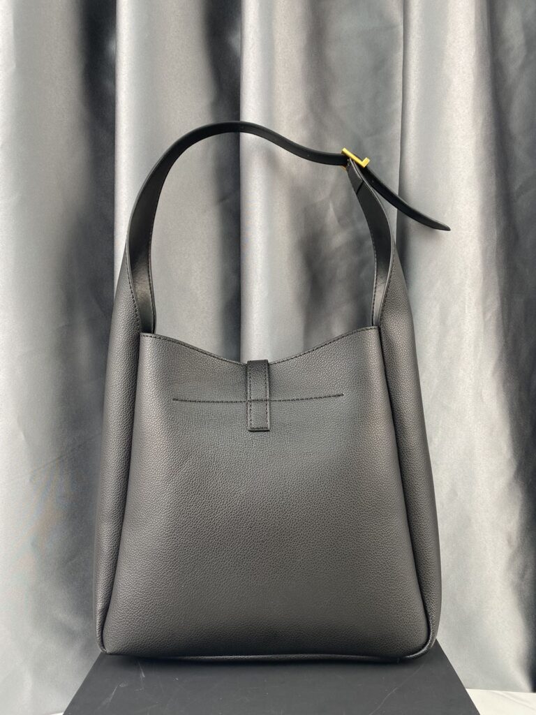 Saint Laurent Le 5 À 7 Soft Small Hobo Bag In Smooth Leather Black 713938Aaauq1000 - Image 4