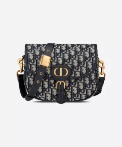 Dior Medium Book Blue Dior Oblique Jacquard 22Cm M9319Utzq_M928