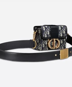 Dior 30 Montaigne Box Blue Dior Oblique Jacquard 17Cm M9204Utzq M928