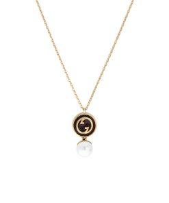 Gucci Blondie Pendant Necklace Gold Tone 774620 I9757 8499