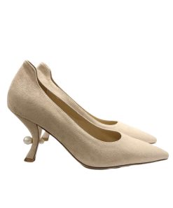 Dior Tribales Pump Suede Calfskin Beige