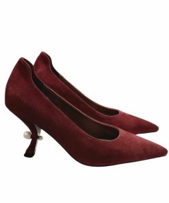 Dior Tribales Pump Suede Calfskin Dark Red