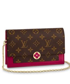 Louis Vuitton Flore Chain Wallet Fuchsia M69578