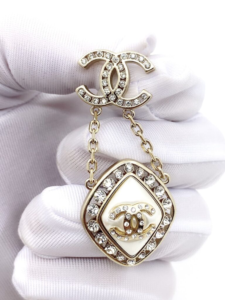 Chanel Cc Earrings - Image 5