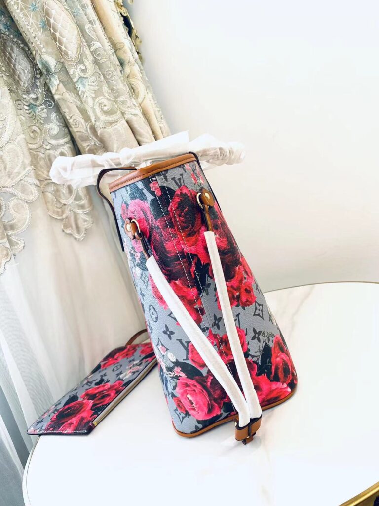 Louis Vuitton Lv Garden Metallic Monogram Neverfull Mm Blue M40995 - Image 2