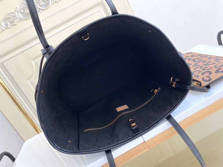 Louis Vuitton Bolsa Neverfull Mm Black 31Cm M45856 - Image 11