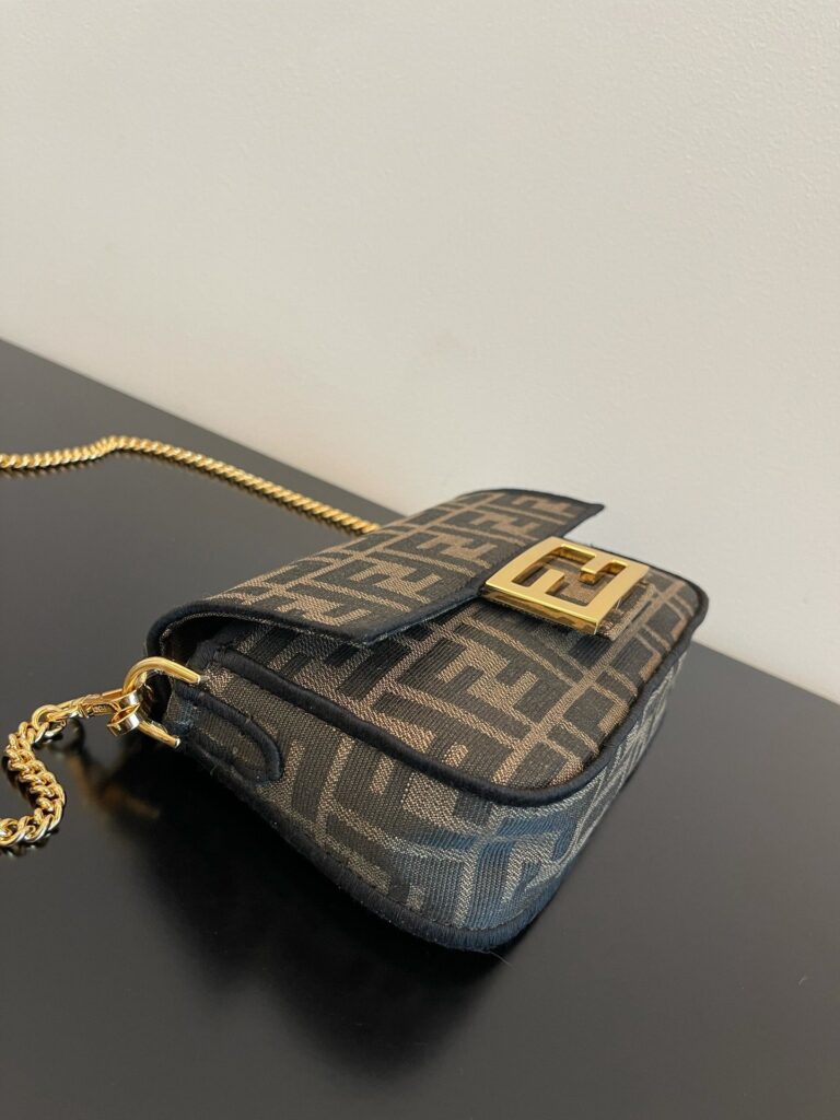 Fendi Mini Baguette Brown 8Bs017A6V5F17U4 - Image 8