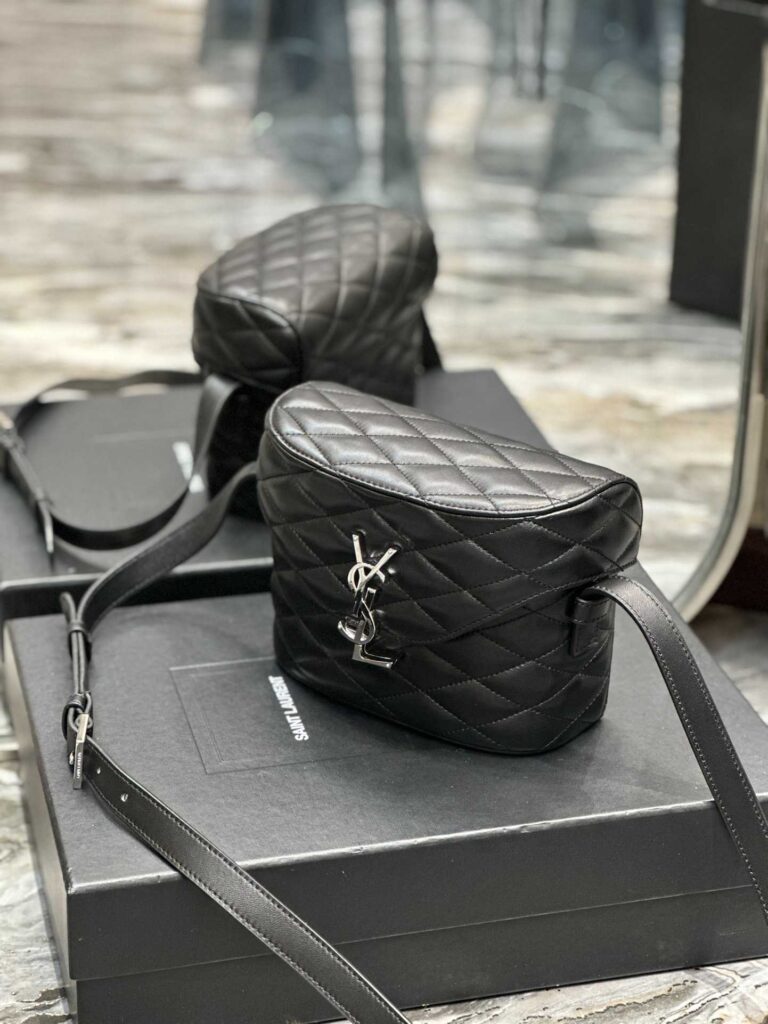 Saint Laurent June Box Bag In Quilted Lambskin Black 7102981El061000 - Image 4