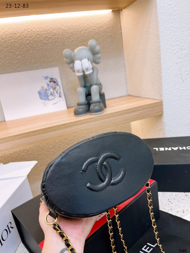 Chanel Mini Bucket Backpack Gold Tone Hardware Black 19Cm - Image 5