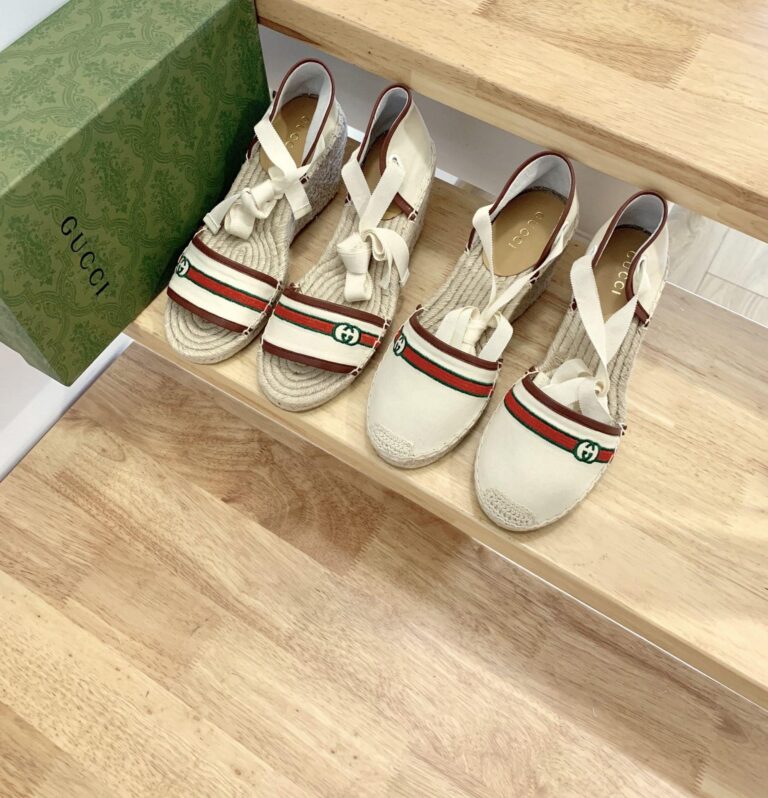 Gucci Women'S Platform Espadrille Sandals 652895 - Image 7